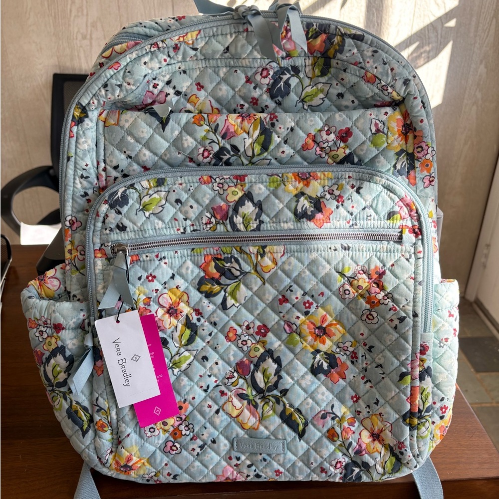 NWT Vera Bradley backpack/trolley sleeve